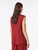 Червоний жилет Max Mara з чистого льону: фото 3 - Invogue