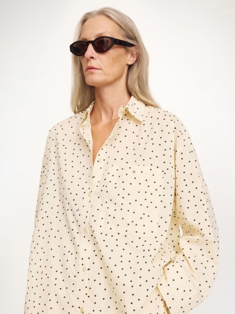 Сорочка у горошок By Malene Birger з органічної бавовни: фото 2 - Invogue