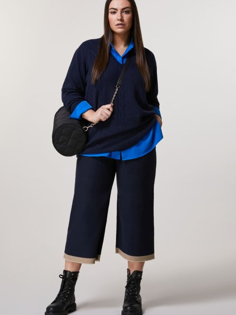 Синій светр PERSONA : фото 4 - Invogue