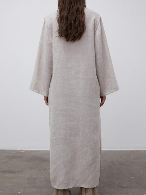 Бежева сукня BY MALENE BIRGER : фото 2 - Invogue