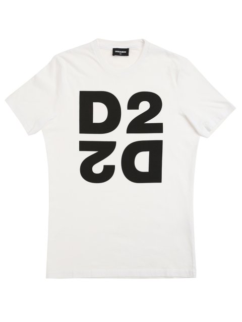 Біла футболка DSQUARED KID : фото 2 - Invogue