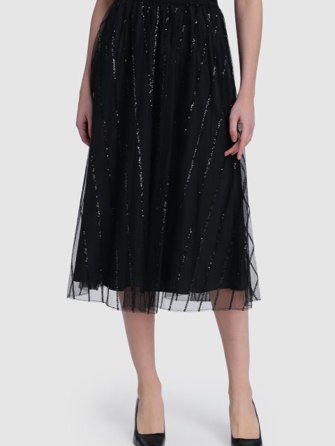 Чёрная юбка MAX&CO: фото 3 - Invogue