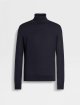Темно-синій светр ZEGNA з кашеміру та шовку: фото - Invogue