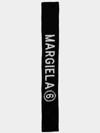 Чорний шарф MM6 MAISON MARGIELA KIDS : фото 2 - Invogue