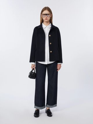 Белая рубашка MAX MARA из хлопка: фото 1 - Invogue