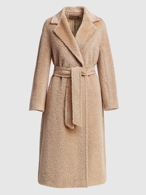 Бежевое пальто MAX MARA: фото - Invogue