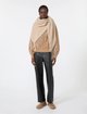 Карамельная шаль Weekend Max Mara из шерсти: фото - Invogue