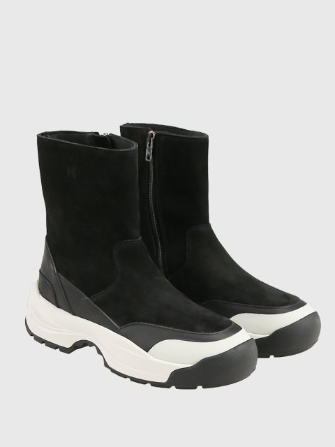 Чёрные сапоги KENZO: фото 1 - Invogue