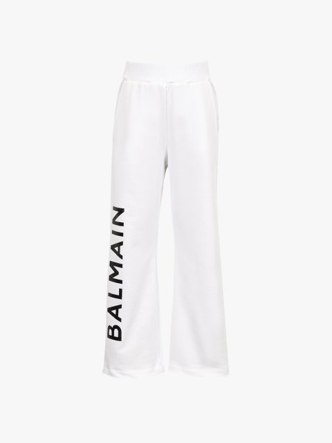 Білі штани BALMAIN KIDS з бавовни: фото - Invogue
