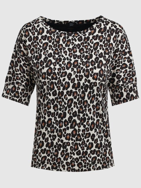 Коричневая футболка MARC CAIN: фото - Invogue