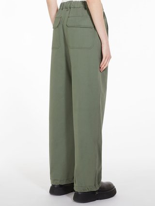 Зелёные брюки WEEKEND MAX MARA: фото 2 - Invogue