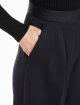 Чорні брюки MAX MARA з високою талією: фото 3 - Invogue