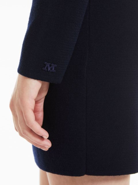 Темно-синя сукня MAX MARA з вовни: фото 3 - Invogue