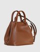 Коричневая сумка MAX MARA: фото 3 - Invogue