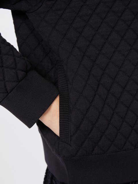Темно-синій бомбер MAX MARA з віскозної пряжі: фото 30 - Invogue