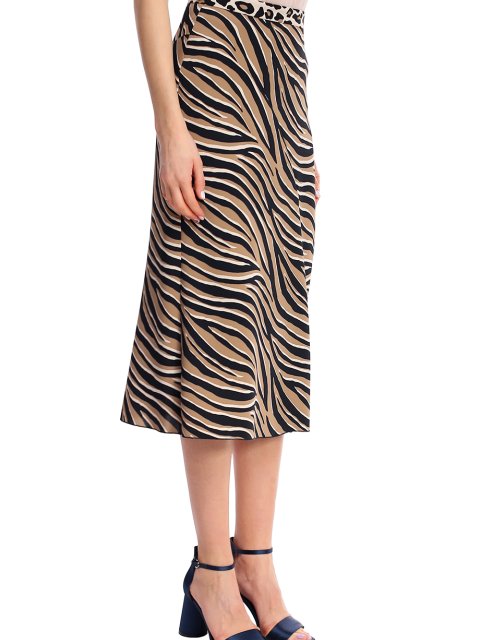 Бежевая юбка MARC CAIN: фото 3 - Invogue