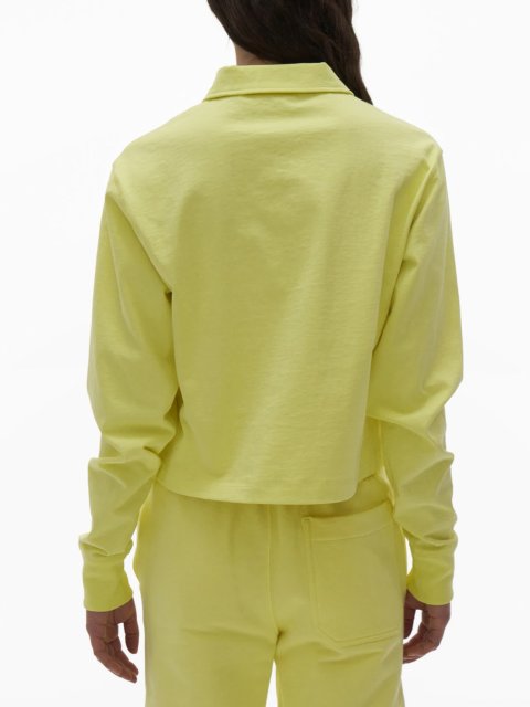 Жёлтая рубашка HELMUT LANG: фото 2 - Invogue