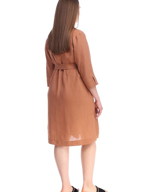 Коричнева сукня MARINA RINALDI : фото 4 - Invogue