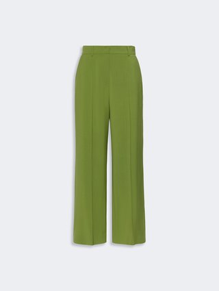 Зелені брюки Weekend Max Mara з вовни: фото - Invogue