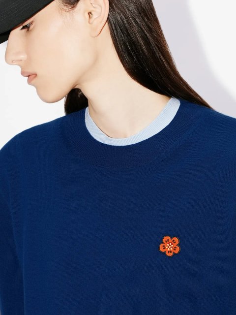 Синий свитер KENZO: фото 3 - Invogue