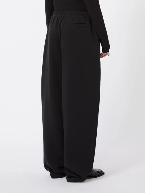 Чёрные брюки Sportmax из хлопка: фото 3 - Invogue