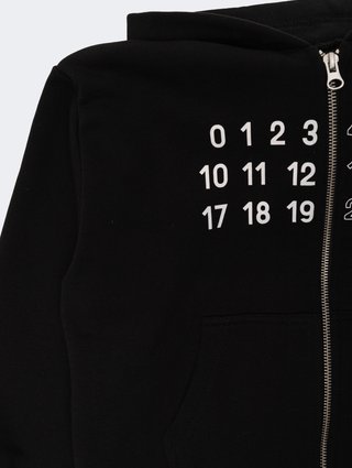 Чорний костюм MM6 Maison Margiela з бавовни: фото 5 - Invogue