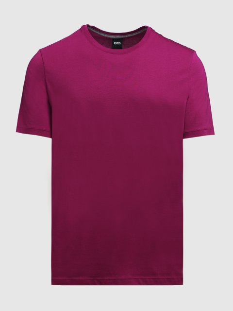 Фиолетовая футболка BOSS: фото - Invogue