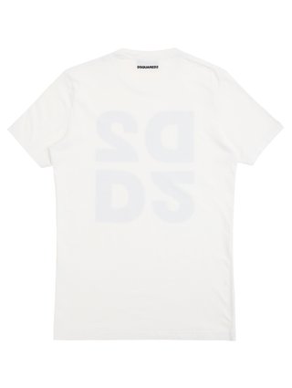 Белая футболка DSQUARED KID: фото 3 - Invogue
