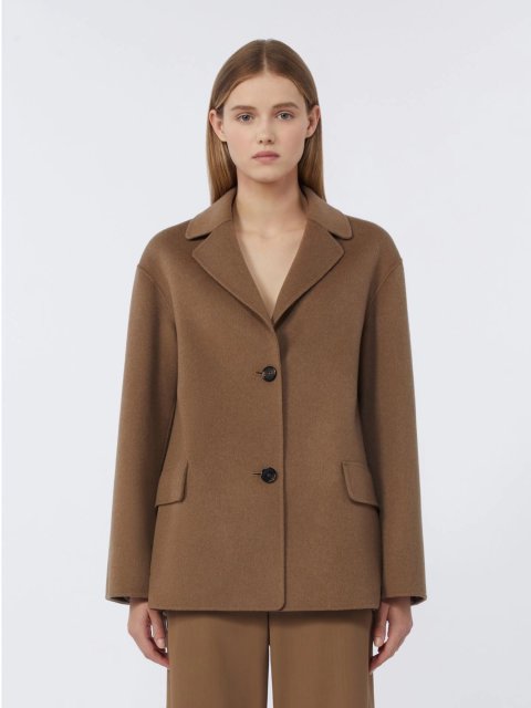 Темно-бежевий жакет MAX MARA з чистої вовни: фото 2 - Invogue