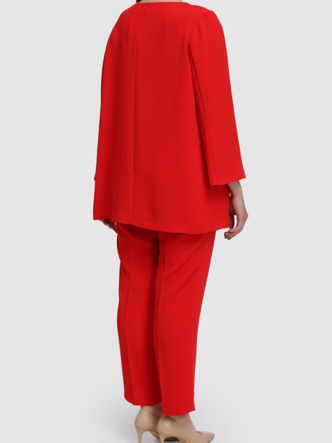 Красная блуза MARINA RINALDI: фото 2 - Invogue