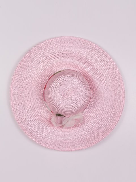 Розовая шляпа MONNALISA: фото - Invogue