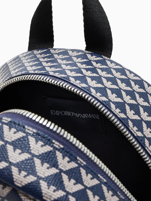 Синій рюкзак EMPORIO ARMANI KIDS : фото 3 - Invogue