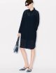 Синя сукня-сорочка Kenzo з кишенями: фото 1 - Invogue