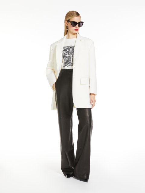 Біла футболка Max Mara трикотажна: фото 3 - Invogue
