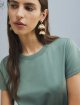Зелена футболка Marella з бавовни з логотипом: фото 4 - Invogue