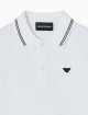 Поло из эластичного пике Emporio Armani Kids: фото 1 - Invogue
