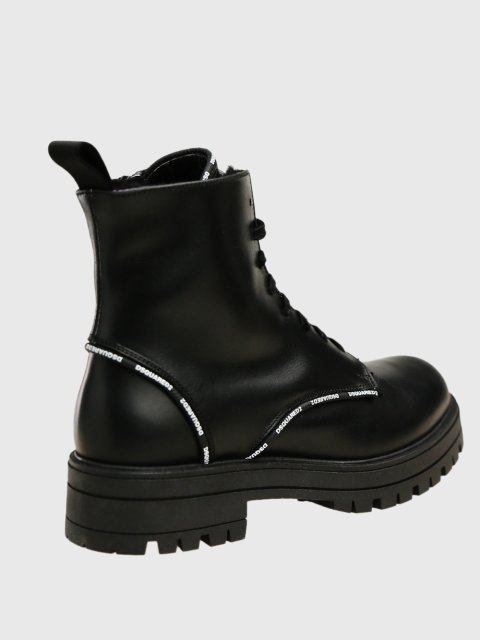 Чорні черевики DSQUARED KID : фото 2 - Invogue