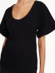 Чорна футболка BY MALENE BIRGER з еластичної бавовни: фото 2 - Invogue