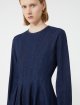 Темно-синя сукня SPORTMAX з бавовни: фото 4 - Invogue