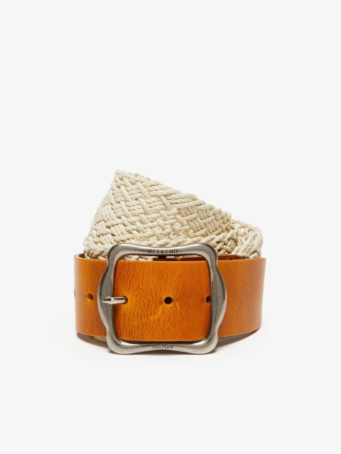 Коричневий ремінь WEEKEND ACCESSORIES : фото - Invogue