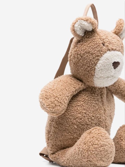 Бежевий рюкзак IL GUFO у вигляді ведмежа: фото 2 - Invogue