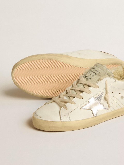 Білі снікерси GOLDEN GOOSE зі шкіри: фото 2 - Invogue