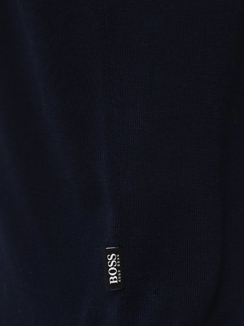 Тёмно-синий свитер BOSS: фото 4 - Invogue