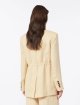 Бежевий жакет Max Mara з чистого льону: фото 3 - Invogue