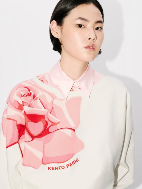 Білий світшот KENZO: фото 3 - Invogue