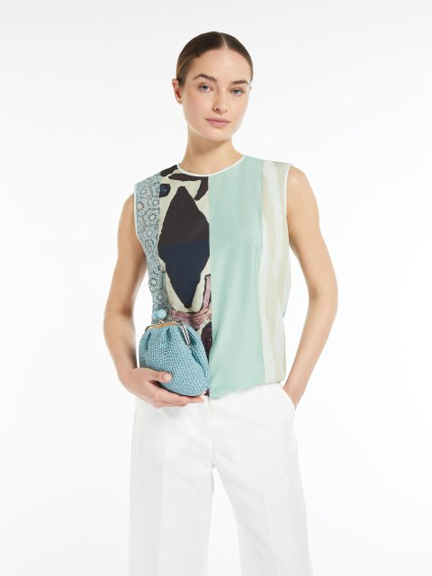 Зелёная блуза WEEKEND MAX MARA: фото 3 - Invogue