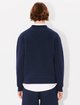Синий свитшот Kenzo рельефный: фото 2 - Invogue