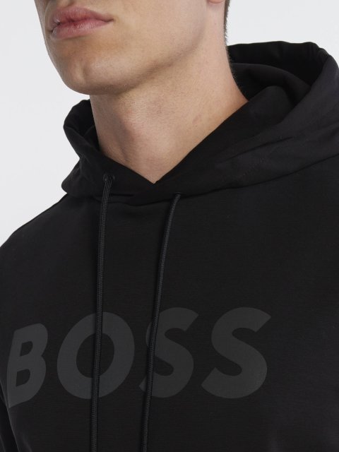 Чорне худі BOSS : фото 4 - Invogue