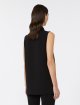 Чорна блуза MAX MARA без рукавів: фото 3 - Invogue