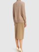 Бежевая юбка MAX MARA: фото 2 - Invogue
